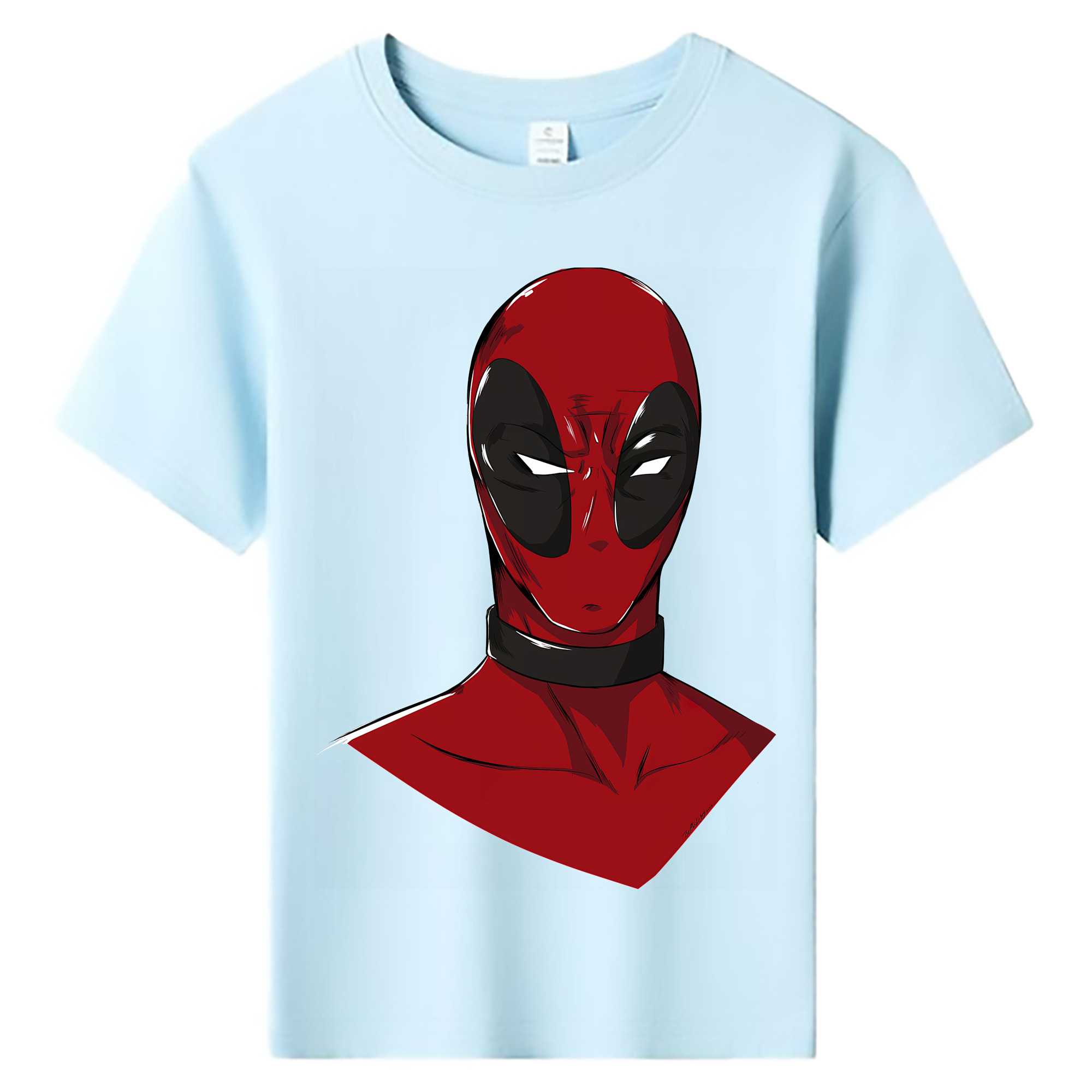 （画像用） Deadpool デッドプール 綿100％キッズTシャツ（フロントプリント）